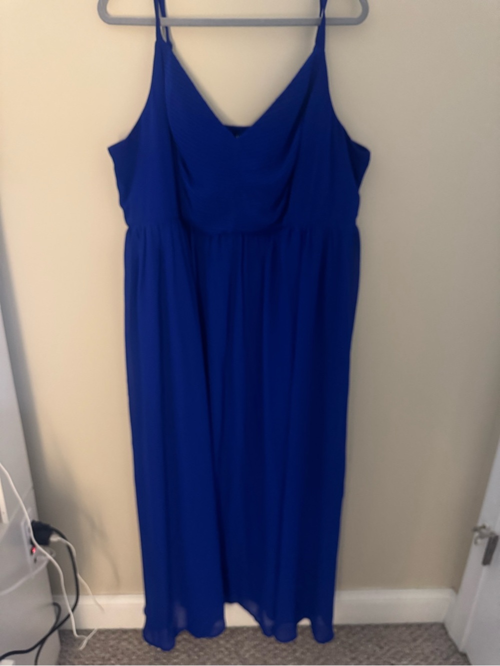 Torrid Blue Spaghetti Strap Maxi Dress